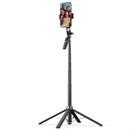 K&F Concept KF15.0030 - mini statyw i selfie stick 2w1 do smartfona z uchwytem stabilizującym